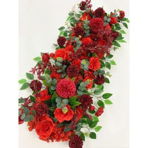 FLEUR ARTIFICIELLE 50 cm - Plein rouge - Arrangement De Fleurs Artifi