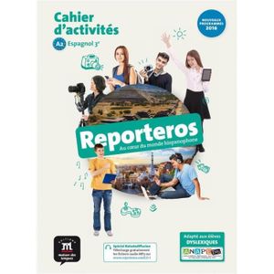 LIVRE COLLÈGE Livre - REPORTEROS ; espagnol ; 3e ; cahier d'acti