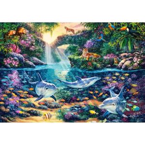 PUZZLE Puzzle 1500 pièces - CASTORLAND - La jungle paradi