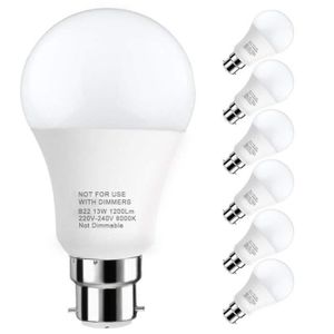 AMPOULE - LED Ampoule LED Globe A60 Culot B22, 100W Équivalent A