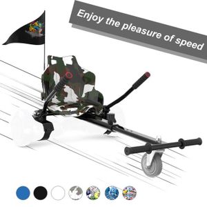ACCESSOIRES HOVERBOARD Hoverkart Kit Kart pour Hoverboards - CITYSPORTS - Camouflage - Longueur Ajustable - Mixte