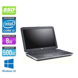 ORDINATEUR PORTABLE Pc portable Dell E5530 - i3 - 8Go - 500Go SSD - 15