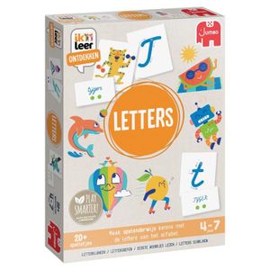 JEU D'APPRENTISSAGE Jumbo jeu d'apprentissage i learn discover letters junior 8 pcs