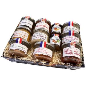Coffret Cadeau Gourmand - Panier aux Saveurs de Noël Option - Avec coffret  - Fabriqué en France - Cdiscount Au quotidien