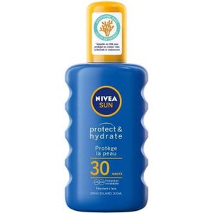 SOLAIRE CORPS VISAGE Nivea Sun Spray Protect&Hydrate Fps30 200ml