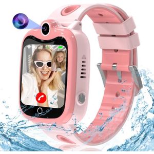 MONTRE CONNECTÉE 4G Montre Connectée Enfant, Smartwatch Téléphone P