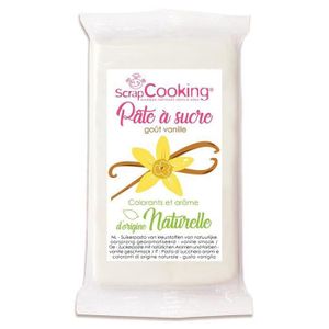 AIDE PÂTISSERIE Pâte à sucre blanche 250 g sans gluten - arôme vanille