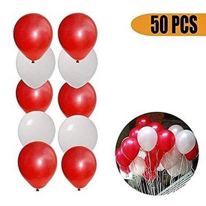 Decoration Anniversaire Rouge Et Blanc Cdiscount