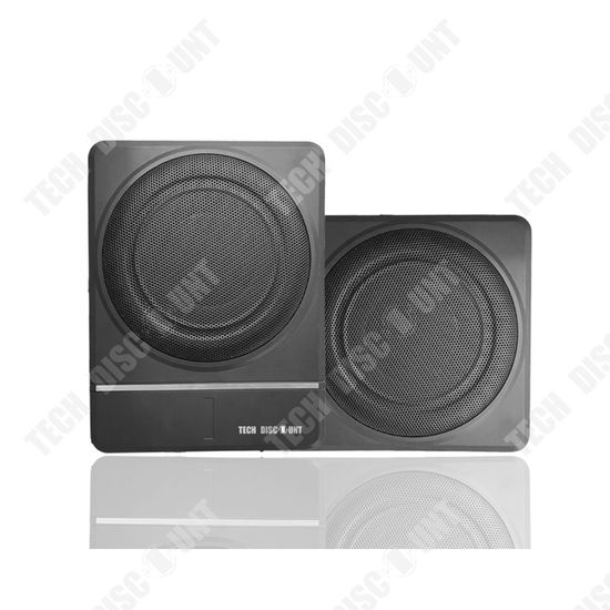 Caisson De Basses Voiture 10" Sous Siège - 800W LED Bleue, Ampli Intégré | Pour Son Auto Puissant