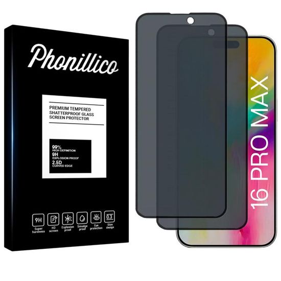 Protection Caméra Pour IPhone 16 PRO / IPhone 16 PRO MAX [Lot De 2] Verre Trempé Appareil Photo Arrière Film Protection Phonillico® - Accessoire Pour Téléphone Mobile à La Fnac