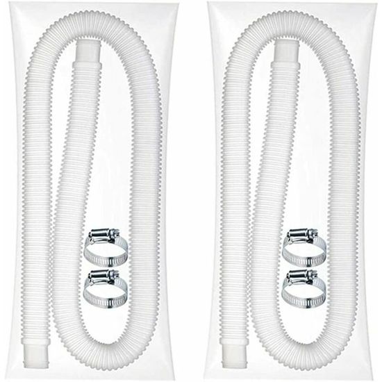 Tuyau Flexible 5m Diamètre 32mm Pour Piscine Intex - Raccord Pompe Filtre, Compatible Modèles 607/637