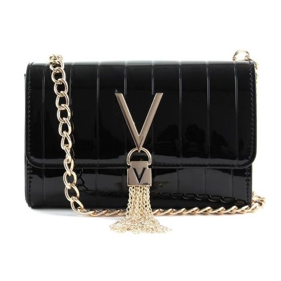 VALENTINO BAGS Bongo Satchel Nero 85547 Noir Cdiscount Bagagerie Maroquinerie