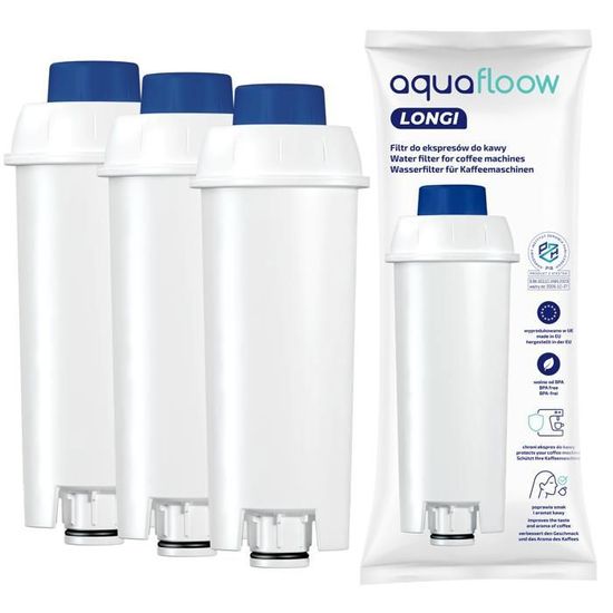 Lot De 2 Filtres à Eau Pour Machines à Café Delonghi De'longhi Dlsc002 Compatible Avec Delongie