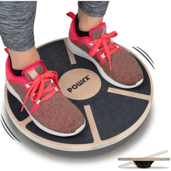 Planche D'équilibre 30cm - Fitness, Rééducation, Renforcement Musculaire, Antidérapante - Pour Tous