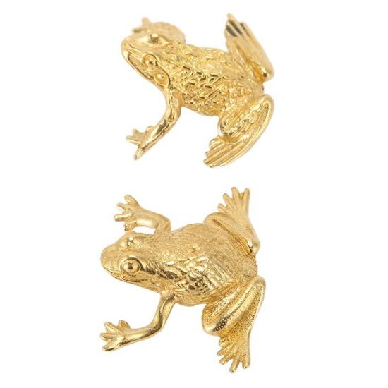 Ornement - Résine - Petite Statuette Crapaud - Décoration De Bureau