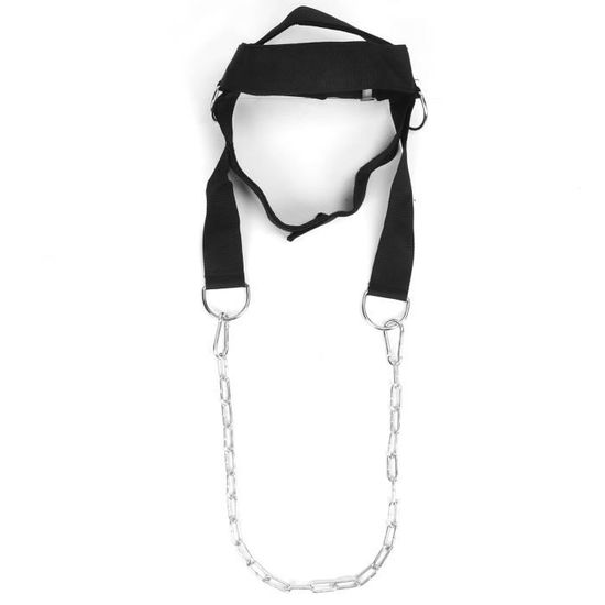 Harnais De Musculation Pour Le Cou Jayefo - Renforce Muscles, Chaîne Acier 226kg - Fitness, MMA
