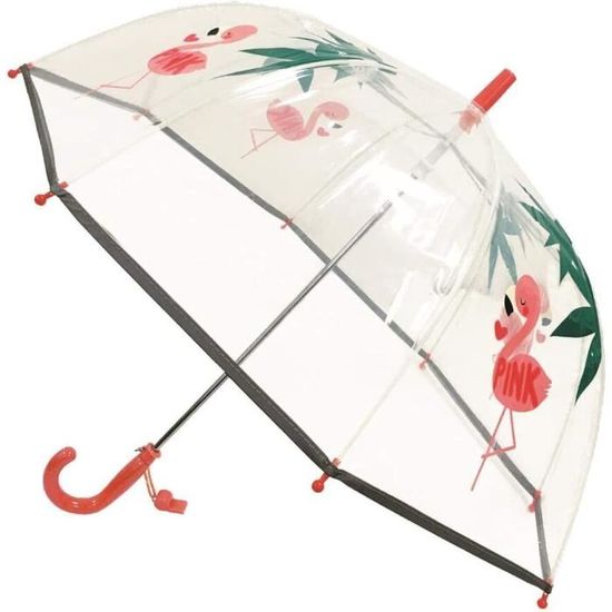 Parapluie Enfant Fulton - Cloche Transparente, Bordure Rose - Neuf Avec étiquettes