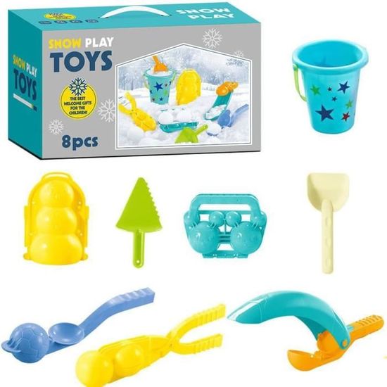 Kit Château De Sable Plage - Ensemble Moules, Seau, Pelle, Râteau Pour Jeu Créatif été