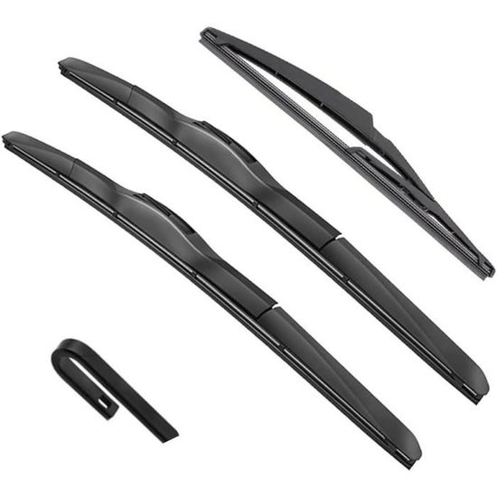 Lot De 4 Capuchons De Protection Pour Bras D'essuie-glace Hyundai - Référence OE 98380-4H050, Caoutchouc Noir - 14