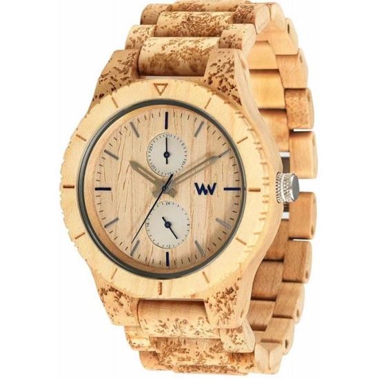 WEWOOD Montre homme en bois Kean Stone Beige Achat