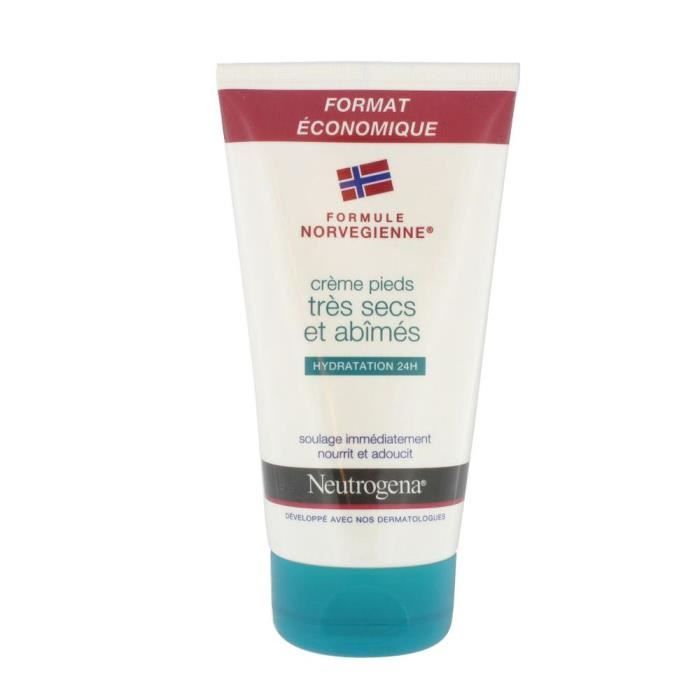 neutrogena - crème pieds très secs et abimés - 150ml
