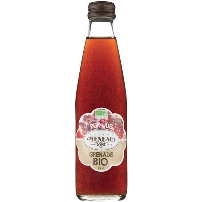 La grenade est un fruit riche en antioxydant. Légèrement acidulée, sa saveur aigre-douce vous donne directement la pêche.Pur jus de