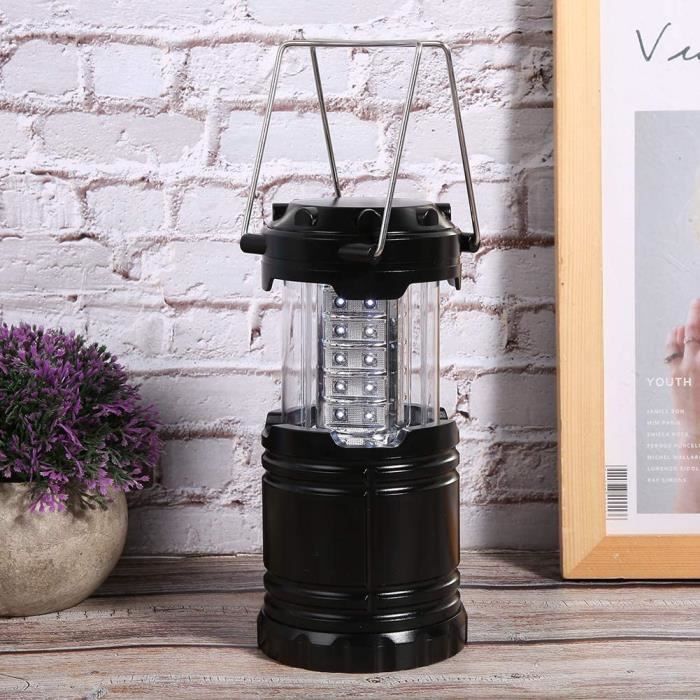 Lampe de camping à piles - Lampe de camping étanche - Lampe LED portable pour la randonnée, le camping, les48