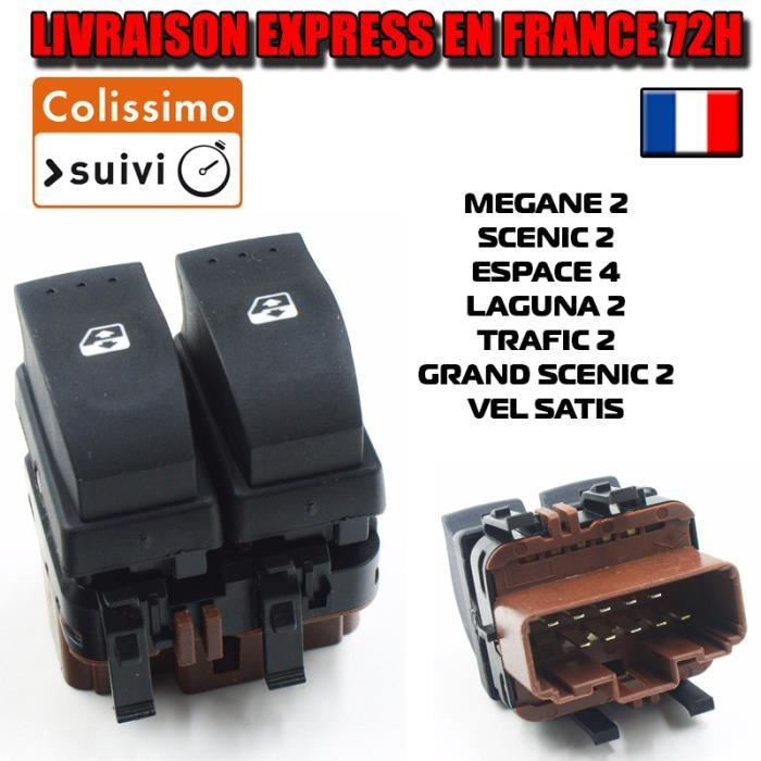 Bouton lève vitre pour RENAULT MEGANE LAGUNA 2 SCENIC ESPACE 4 8200315040