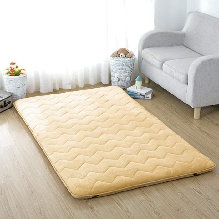 FUTON jhgsdh Tapis de Sol en Tatami de Couchage, Matelas Japonais de futon de Sol Matelas Pliable Portable de Camping Coussin de152
