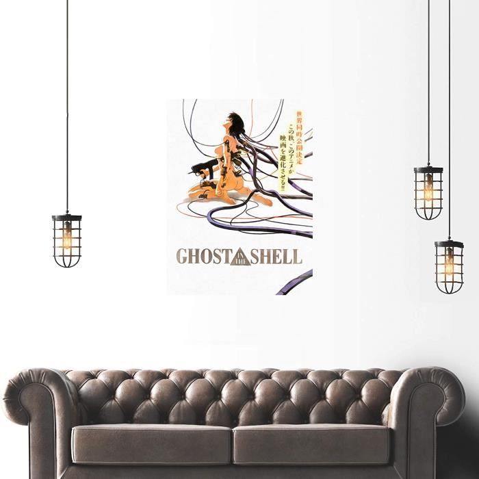 Décorations murales Doppelganger33 LTD Ghost in The Shell Manga Anime Animation Wall Large Canvas Art Print Poster Wall 7708
