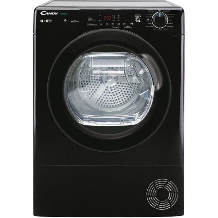 Sèche-linge à condensation CANDY CSE C9DBEB-47 Smart - 9 kg - Moteur standard - Classe B - Connecté - Noir
