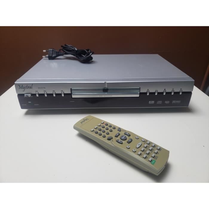 LECTEUR DVD CD MP3 MYSTRAL DV3179 AUDIO VIDEO DTS DOLBY DIGITAL PERITEL