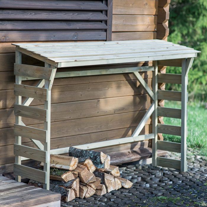 Abri bûches en bois Morzine - 1,5 stères