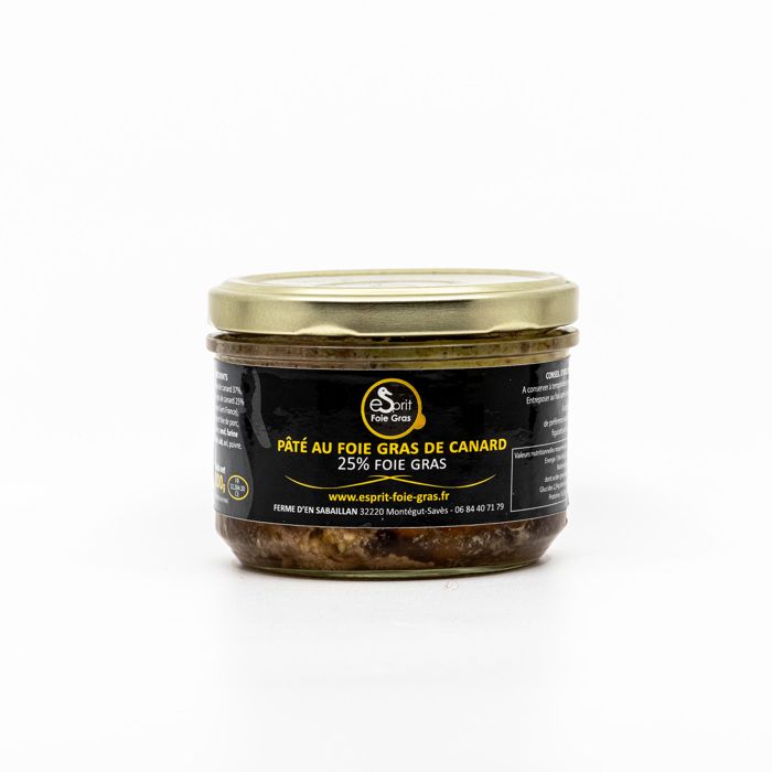 Pâté au foie gras de canard (25% foie gras) 200 g