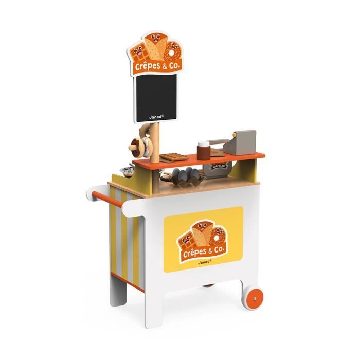 JANOD - Stand Mobile ''Crêpes & Co'' (bois) - Dès 3 Ans