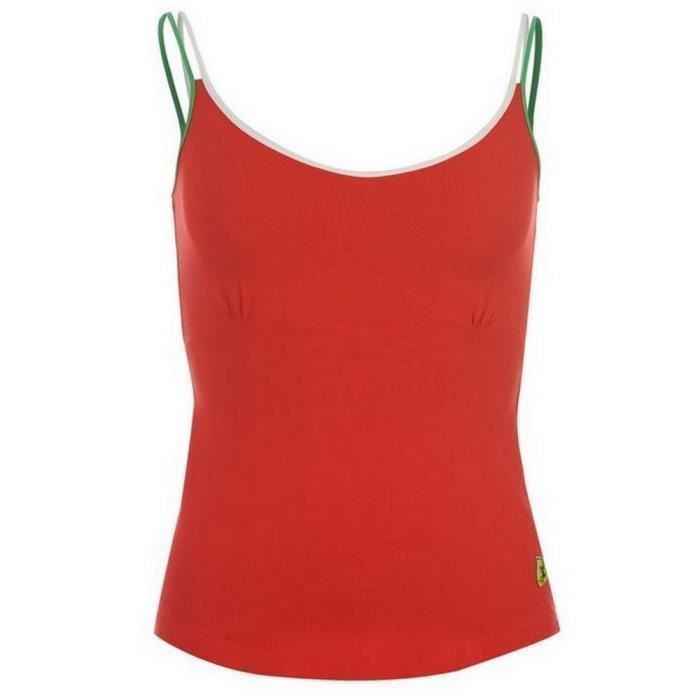 Débardeur Femme Modèle Italia Ferrari Official Product