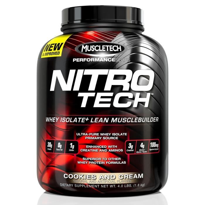 Nitro-Tech Performance Series COOKIES and CREAM 1800g Muscletech