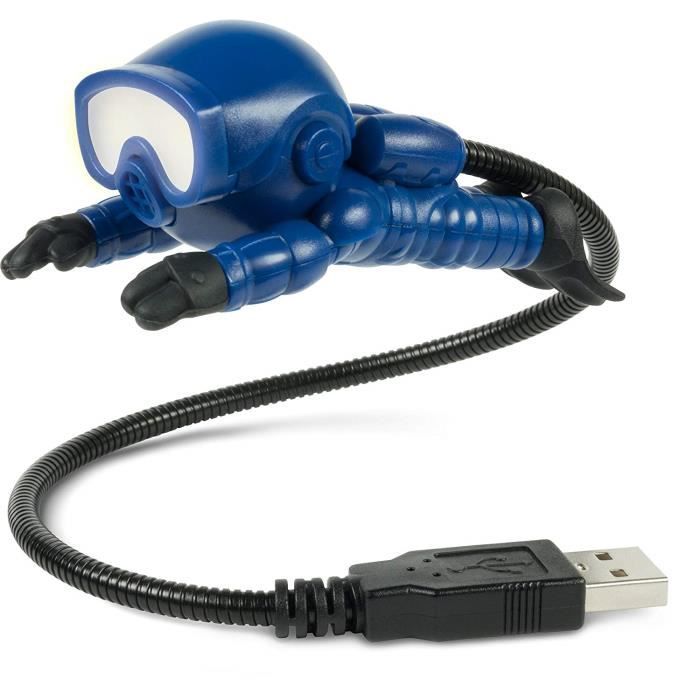 SPEEDLINK USB Lampe LED, plastique, bleu, 4 x 7 x 37 cm - SL-600602-LED