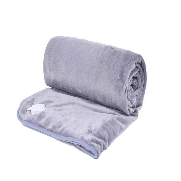 TRIOMPH Couverture chauffante - 150 x 80 cm - Gris