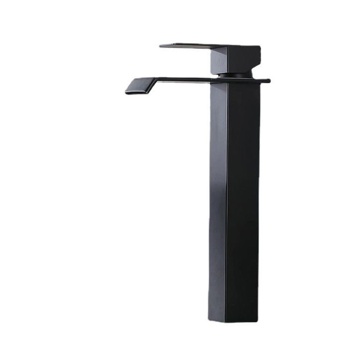 Robinet cascade noir, lavabo chaud et froid en acier inoxydable 304 Robinet cascade noir, lavabo chaud et froid en acier inoxydable 304