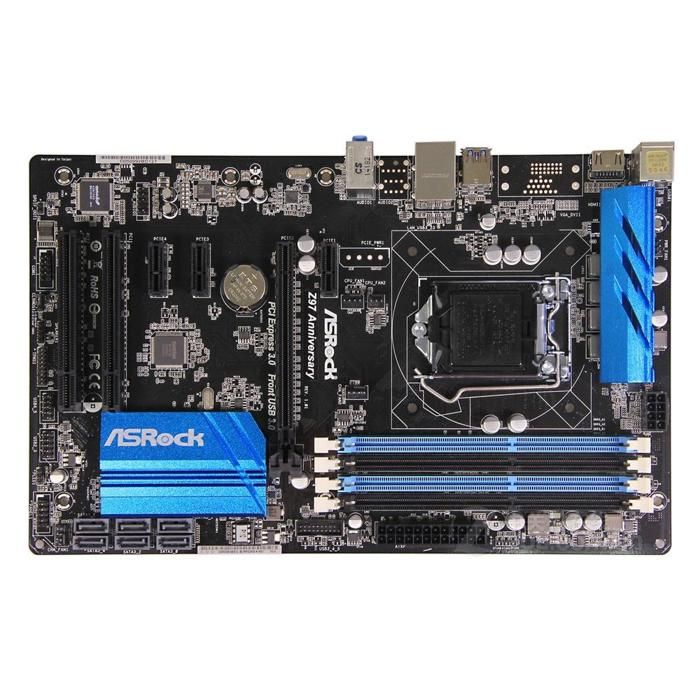 Carte mère ASRock Z97 Anniversary Intel Z97 LGA 1150 4xDDR3 32GB ATX - Asrock