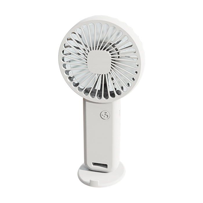 Mini ventilateur de poche portable avec support ventilateur électrique de bureau à chargement USB () - Qiedoviey