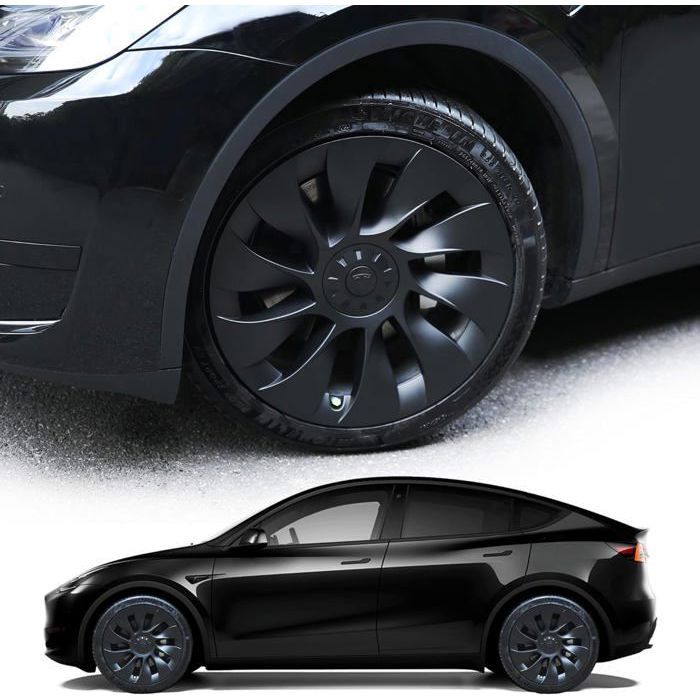 Enjoliveur d'enjoliveur de roue rétro pour roues Tesla Model Y 19'' Gemini ( 4 PCS) – T-Launch