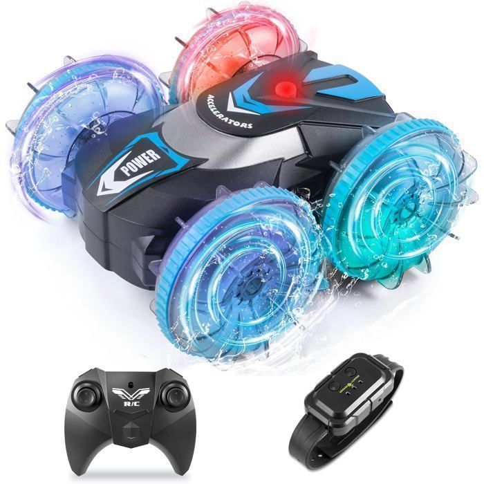 Voiture Télécommandée Stunt, Voiture Amphibie Stunt RC Fonctionnement