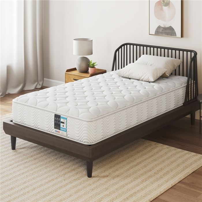 Matelas 90x200cm- Ressorts Ensachés et Mousse à Mémoire de Forme Fermeté Moyenne Idéale-Livraison Sous Vide-Blanc- YAHEETECH Matelas 90x200cm- Ressorts Ensachés et Mousse à Mémoire de Forme Fermeté Moyenne Idéale-Livraison Sous Vide-Blanc- YAHEETECH