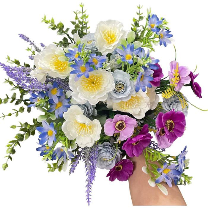 Pivoine 1T 1B - Fleur artificielle en tige - Fleurs Plantes Artificielles