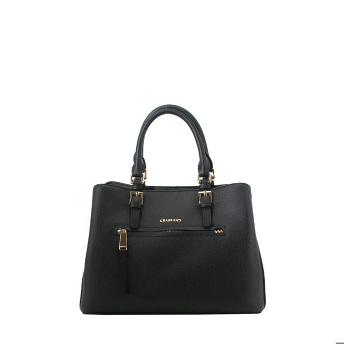 Sac à main cuir zippé femme Chabrand Montmartre noir Cdiscount