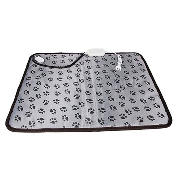 Tapis chauffant pour animaux - ULISEM - 3 niveaux réglables - Imperméable - Antidérapant - Surface douce - Polyester