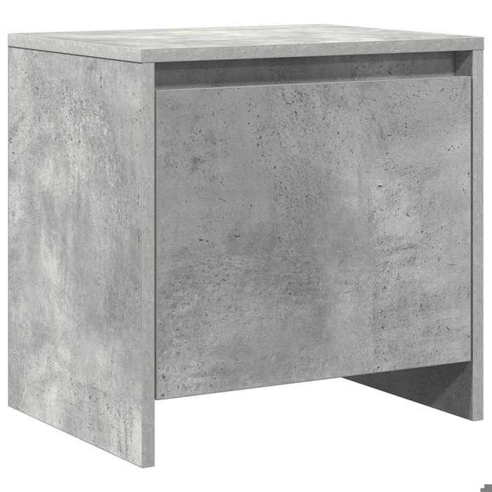 En solde 1x Armoire de nuit moderne - UU - Petit commode/placard - gris béton 45x34x44 5 cm bois dingénierie L3296