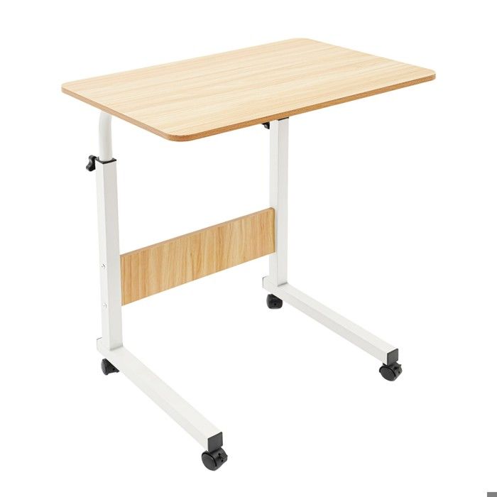Bureau réglable en hauteur 70 à 90 cm, mobile, avec roulettes et frein ...